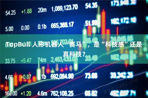 TopBull 人形机器人“赛马”，是“科技感”还是真科技？