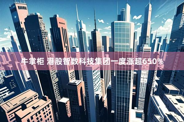 牛掌柜 港股智数科技集团一度涨超650%