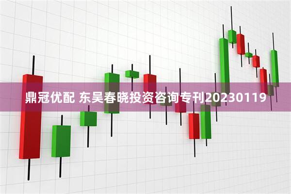 鼎冠优配 东吴春晓投资咨询专刊20230119