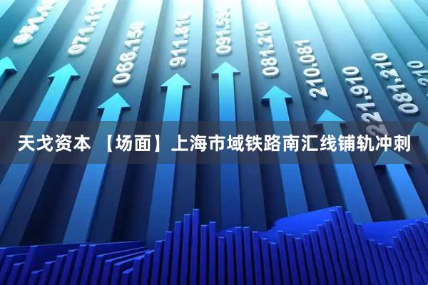 天戈资本 【场面】上海市域铁路南汇线铺轨冲刺